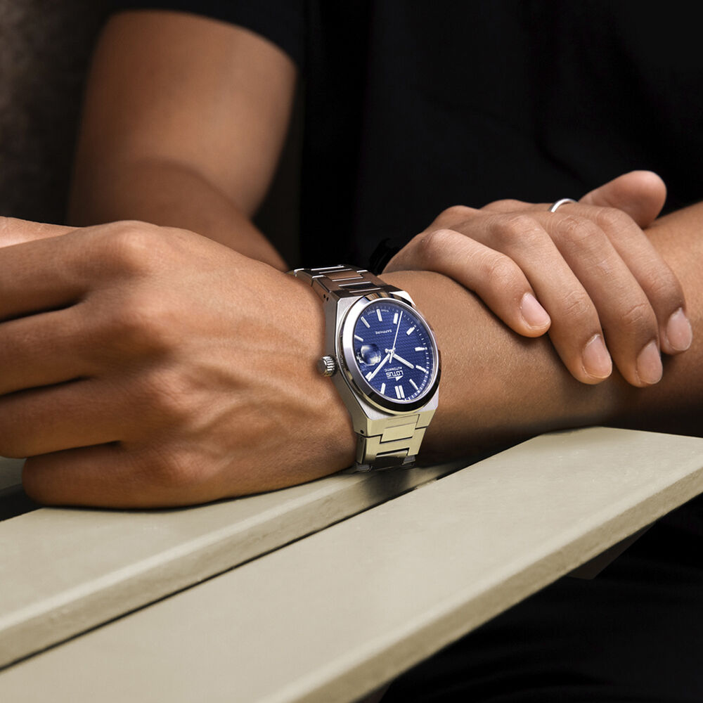 Montre Lotus Automatico Bleu - Fête des pères Homme | Marc Orian