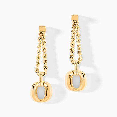Boucles D'Oreilles Pendantes Eleor Or Jaune - Pendantes Femme | Marc Orian