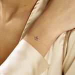 Bracelet Arenale Or Jaune Amethyste - Bracelets cha&icirc;nes Femme | Marc Orian