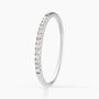 Alliance Pristina Or Blanc Diamant