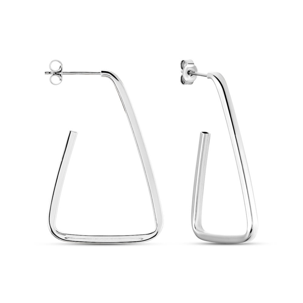 Boucles D'oreilles Pendantes Argent Blanc Timothea - Pendantes Femme | Marc Orian