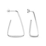 Boucles D'oreilles Pendantes Argent Blanc Timothea - Pendantes Femme | Marc Orian