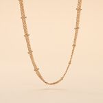 Collier Naria Plaqu&eacute; Or Jaune - Colliers multirangs Femme | Marc Orian
