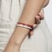 Bracelet Jonc Imagine Victoriano Acier Rose Strass - Bracelets cuir Femme | Marc Orian