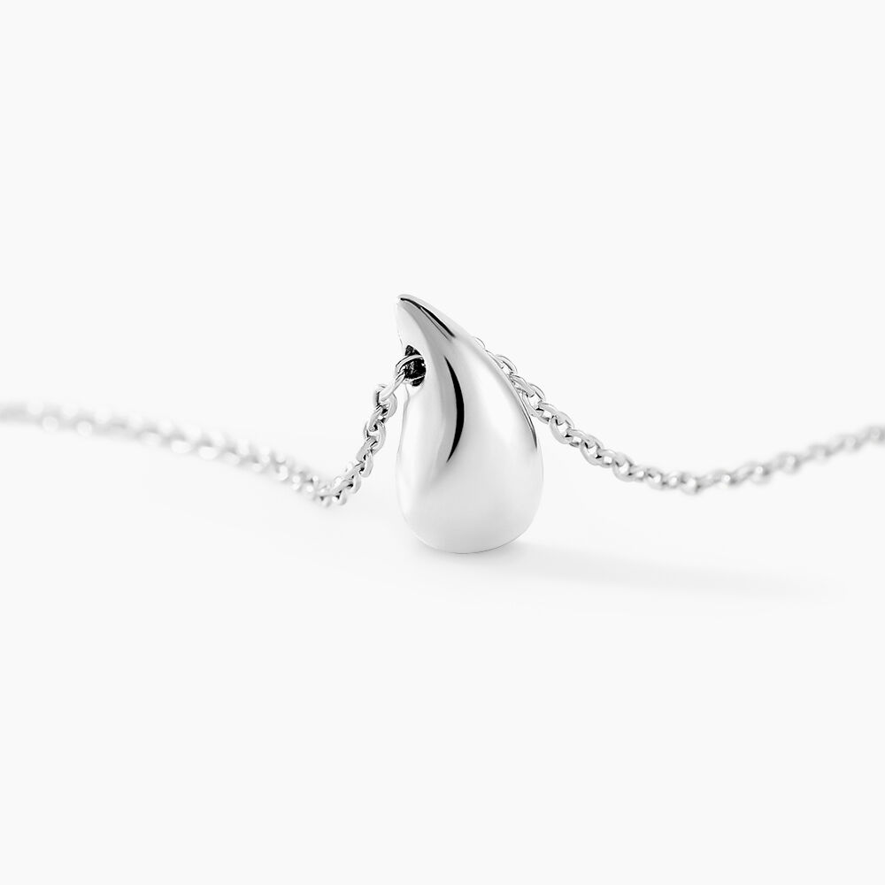 Collier Curve Argent Blanc - Colliers fantaisie Femme | Marc Orian