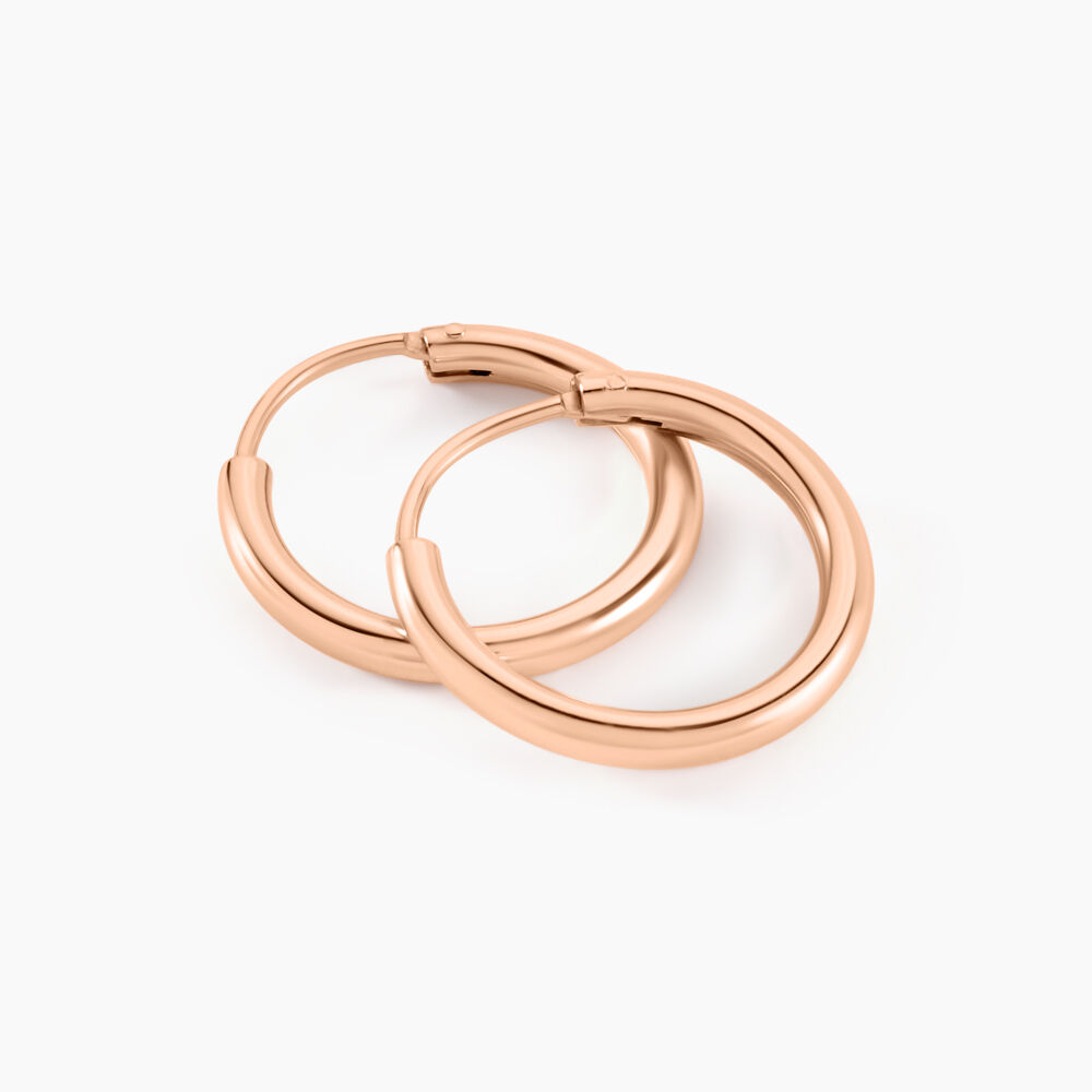 Créoles Argent Rose Olympia - Créoles Femme | Marc Orian