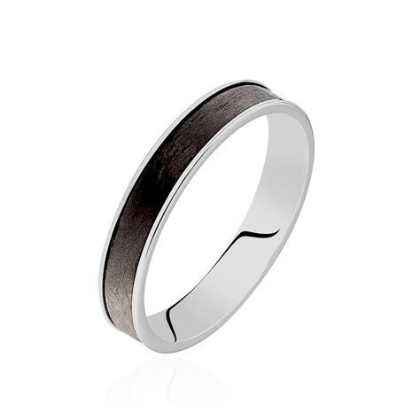 Alliance Naudin Ruban Plat Or Blanc - Alliances duo Famille | Marc Orian