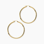 Creoles Mitya Acier Ip Dor&eacute; - Cr&eacute;oles Femme | Marc Orian