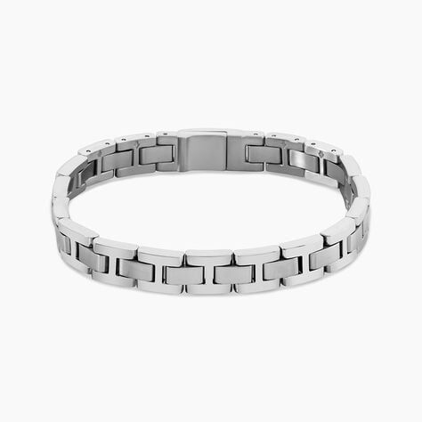 Bracelet Boss Links Essentials Acier Blanc - Bracelets cha&icirc;nes Homme | Marc Orian