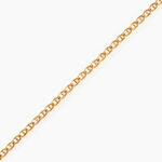 Bracelet Capucin Or Jaune Maille Marine Plate - Bracelets mailles Femme | Marc Orian