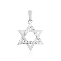 Pendentif Faye Or Blanc Oxyde De Zirconium - Pendentifs Famille | Marc Orian