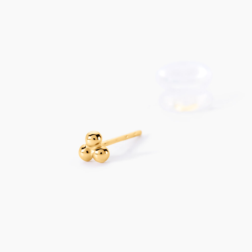 Boucles D'oreilles Puces Glen Or Jaune - Puces Femme | Marc Orian