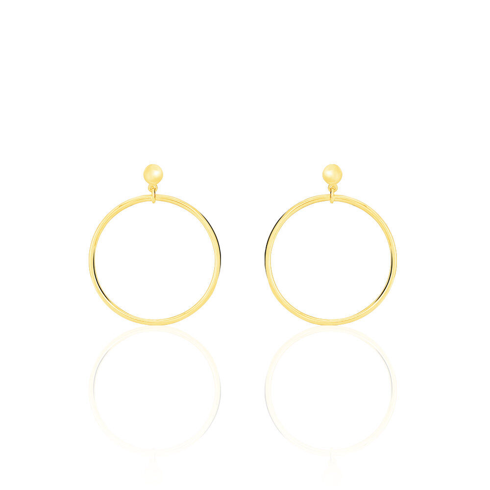 Créoles Tia Geometrique Or Jaune - Créoles Femme | Marc Orian