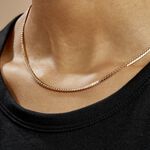 Collier Messaline Plaqu&eacute; Or Jaune - Chaines Femme | Marc Orian