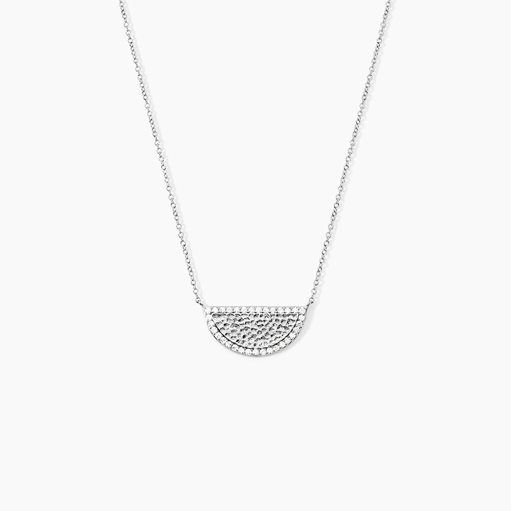 Collier Argent Brieuc Oxyde - Colliers avec pierres Femme | Marc Orian
