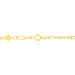 Bracelet Esma Maille Alternee 1/3 Or Jaune - Bracelets mailles Enfant | Marc Orian
