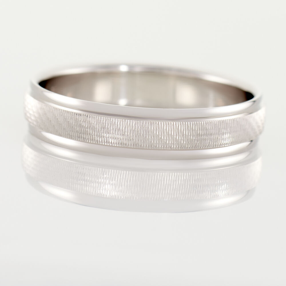 Alliance Marwan Ruban Bomb&eacute; Or Blanc - Alliances duo Unisex | Marc Orian