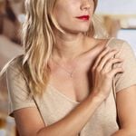 Collier Shanis Argent Blanc Oxyde De Zirconium - Colliers avec pierres Femme | Marc Orian