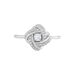 Bague Anasthase Argent Blanc Oxyde De Zirconium - Solitaires Femme | Marc Orian