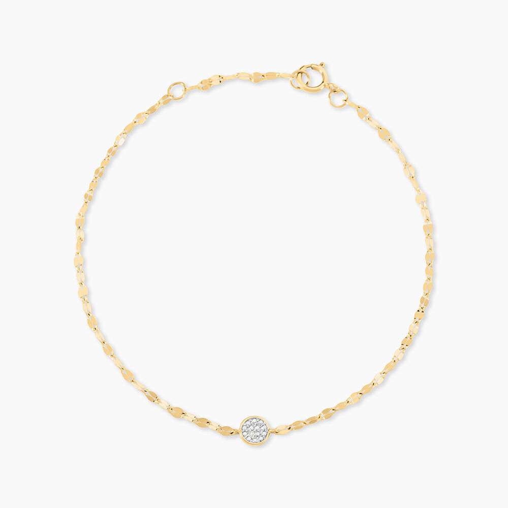 Bracelet Merideth Or Jaune Diamant - Bracelets cha&icirc;nes Femme | Marc Orian