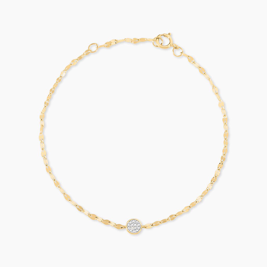 Bracelet Merideth Or Jaune Diamant - Bracelets cha&icirc;nes Femme | Marc Orian