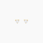 Bijoux D'Oreilles Ruchel Or Jaune Diamant Synth&eacute;tique - Piercings d'oreilles Femme | Marc Orian