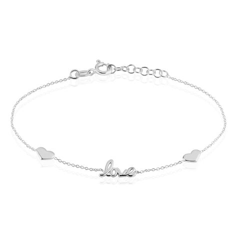 Bracelet Calvyn Argent Blanc - Bracelets chaînes Femme | Marc Orian