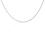 Cha&icirc;ne Imad Maille Gourmette Or Blanc - Chaines Femme | Marc Orian