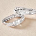 Cr&eacute;oles Celyn Argent Rhodi&eacute; Oxyde De Zirconium - Cr&eacute;oles Femme | Marc Orian