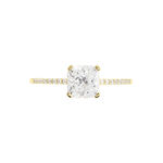 Bague Solitaire Or Jaune Beline Oxyde De Zirconium - Solitaires Femme | Marc Orian