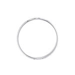 Alliance Herveva Ruban Plat Or Blanc - Alliances duo Unisex | Marc Orian