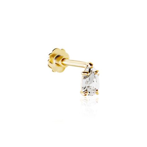 Piercing D'oreille Or Jaune Artemia Oxyde De Zirconium - Piercing Femme | Marc Orian