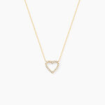 Collier Or Jaune Ansel Oxyde De Zirconium - Colliers avec pierres Femme | Marc Orian