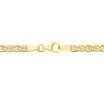 Collier Capucin Or Jaune Maille Marine Plate - Chaines Homme | Marc Orian