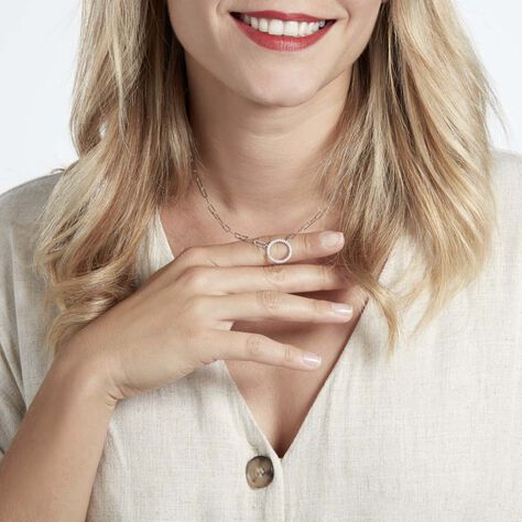 Collier Argent Sadoc Oxydes De Zirconium - Colliers Femme | Marc Orian