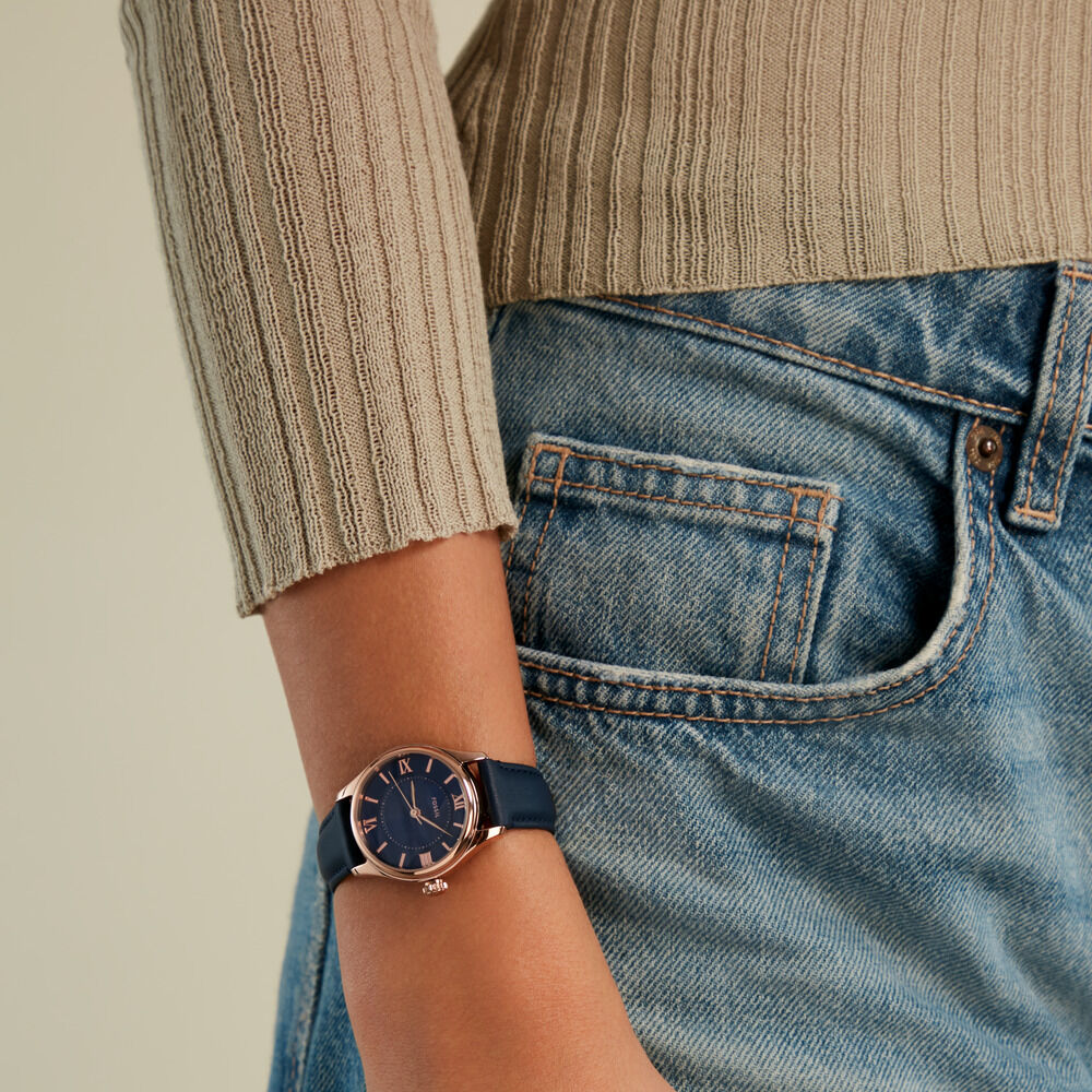 Montre Fossil Gilmore Bleu - Montres &eacute;tanches Femme | Marc Orian