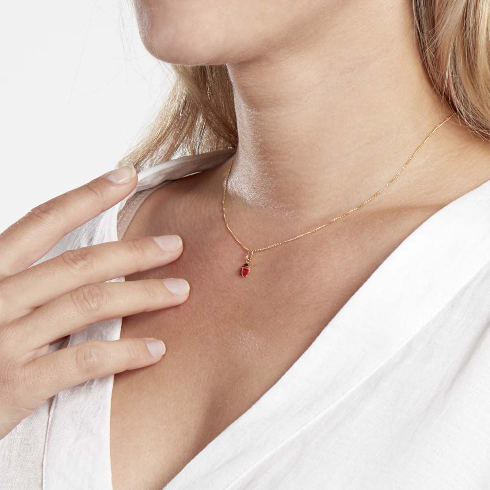 Pendentif Helidie Coccinelle Or Jaune - Pendentifs Femme | Marc Orian