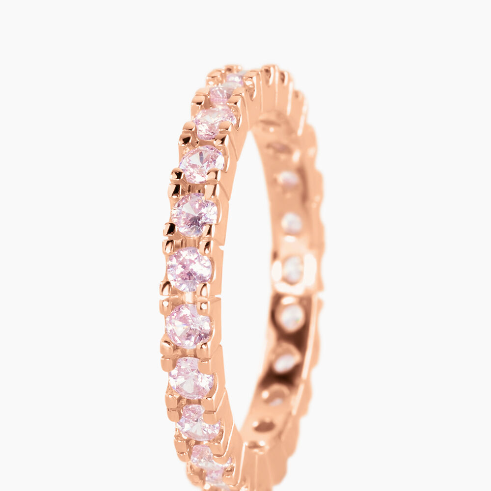 Bague Rio Argent Rose Oxyde De Zirconium - Bijoux fantaisie Femme | Marc Orian