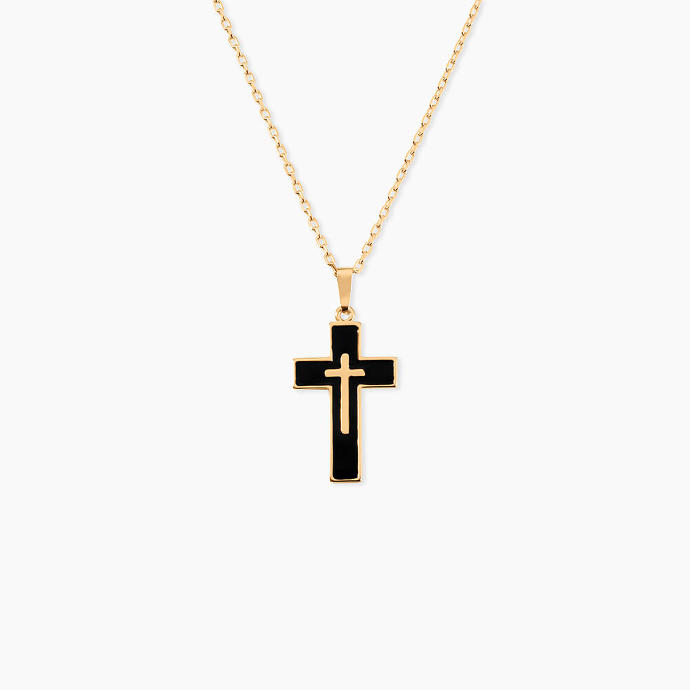 Collier Saleh Plaqu&eacute; Or Jaune - Colliers ete Homme | Marc Orian