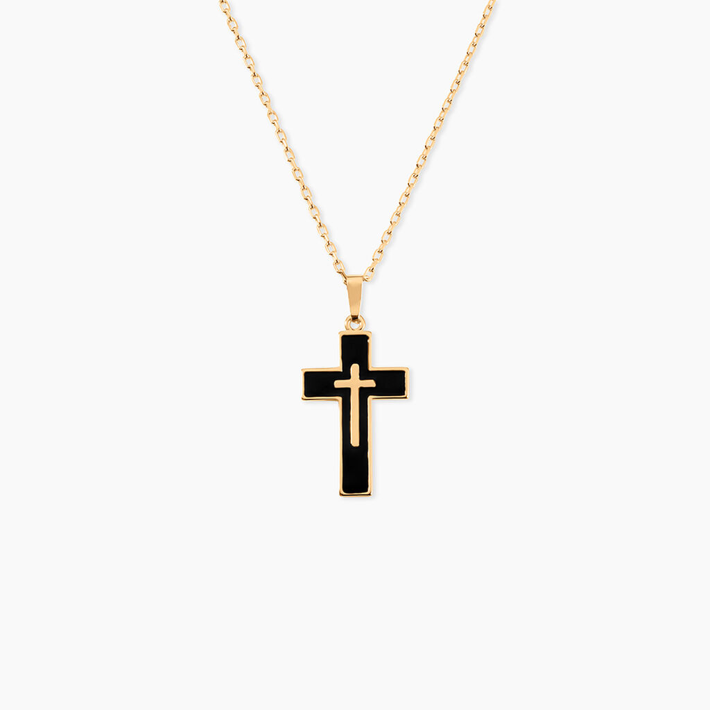 Collier Saleh Plaqu&eacute; Or Jaune - Colliers ete Homme | Marc Orian
