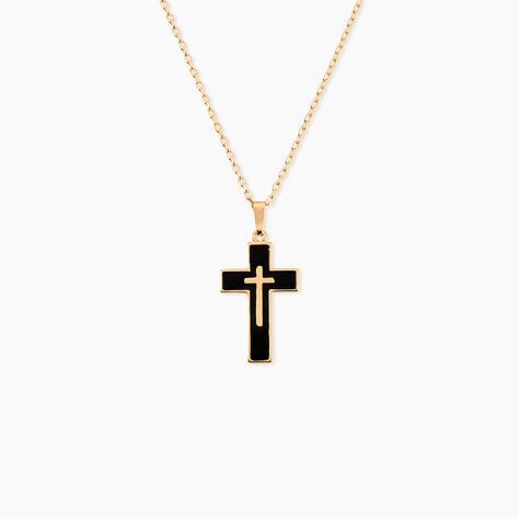 Collier Saleh Plaqu&eacute; Or Jaune - Colliers ete Homme | Marc Orian