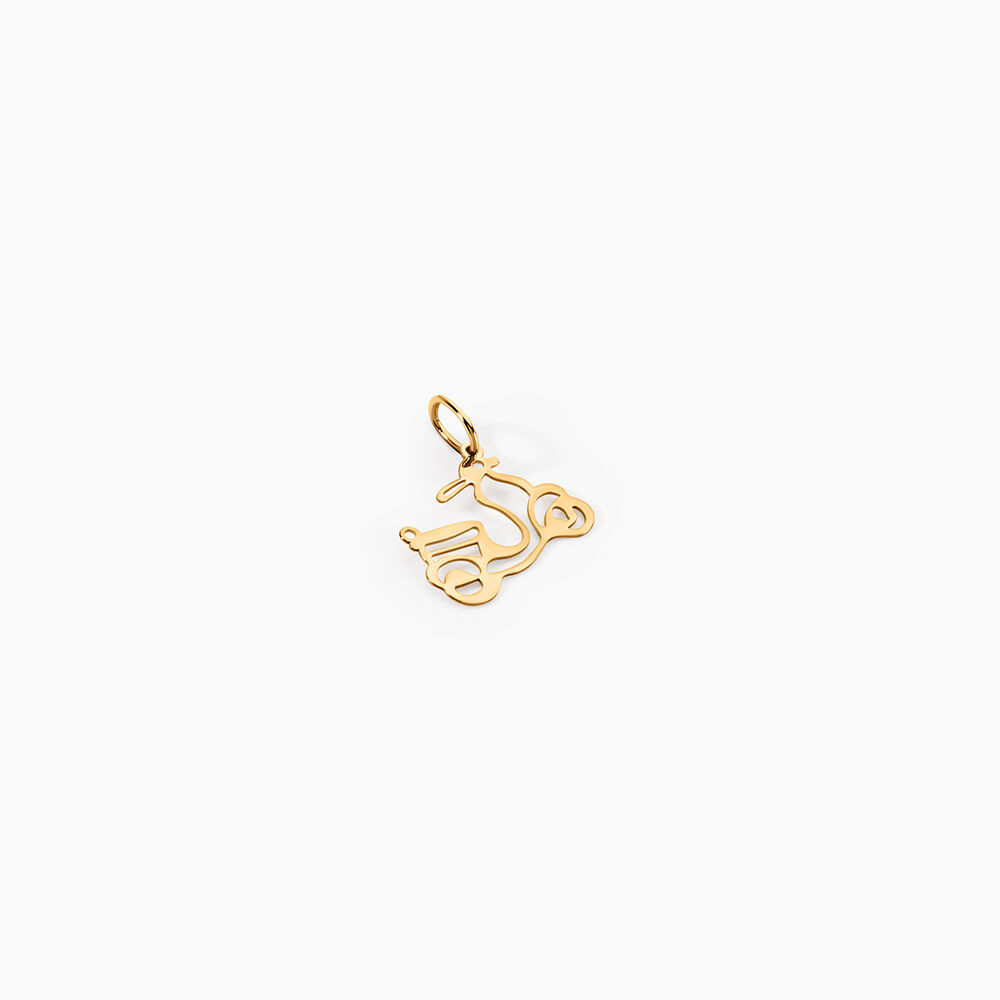 Pendentif Julius Scooter Or Jaune - Pendentifs Famille | Marc Orian