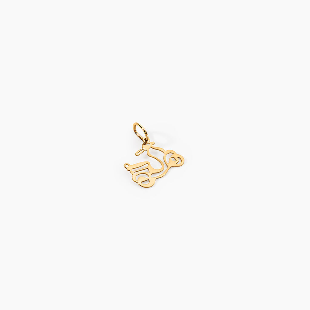 Pendentif Julius Scooter Or Jaune - Pendentifs Famille | Marc Orian