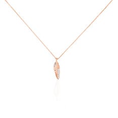 Collier Clodie Or Rose Diamant - Colliers Femme | Marc Orian