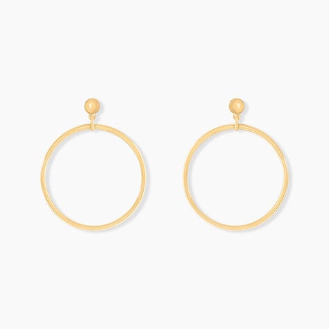 Créoles Tia Geometrique Or Jaune - Créoles Femme | Marc Orian