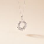 Collier Doretta Argent Blanc Oxyde De Zirconium - Colliers avec pierres Femme | Marc Orian