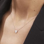 Collier Or Blanc Abidan Diamants - Colliers avec pierres Femme | Marc Orian