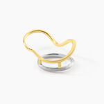 Bague Lara Argent Bicolore - Bijoux fantaisie Femme | Marc Orian