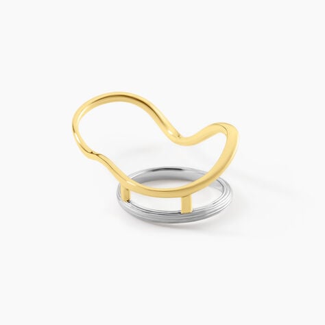 Bague Lara Argent Bicolore - Bijoux fantaisie Femme | Marc Orian