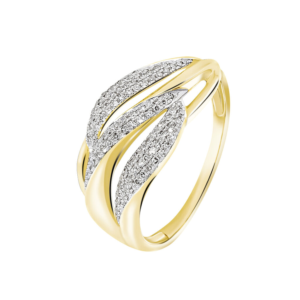 Bague Atlantide Or Jaune Diamant - Bagues Femme | Marc Orian